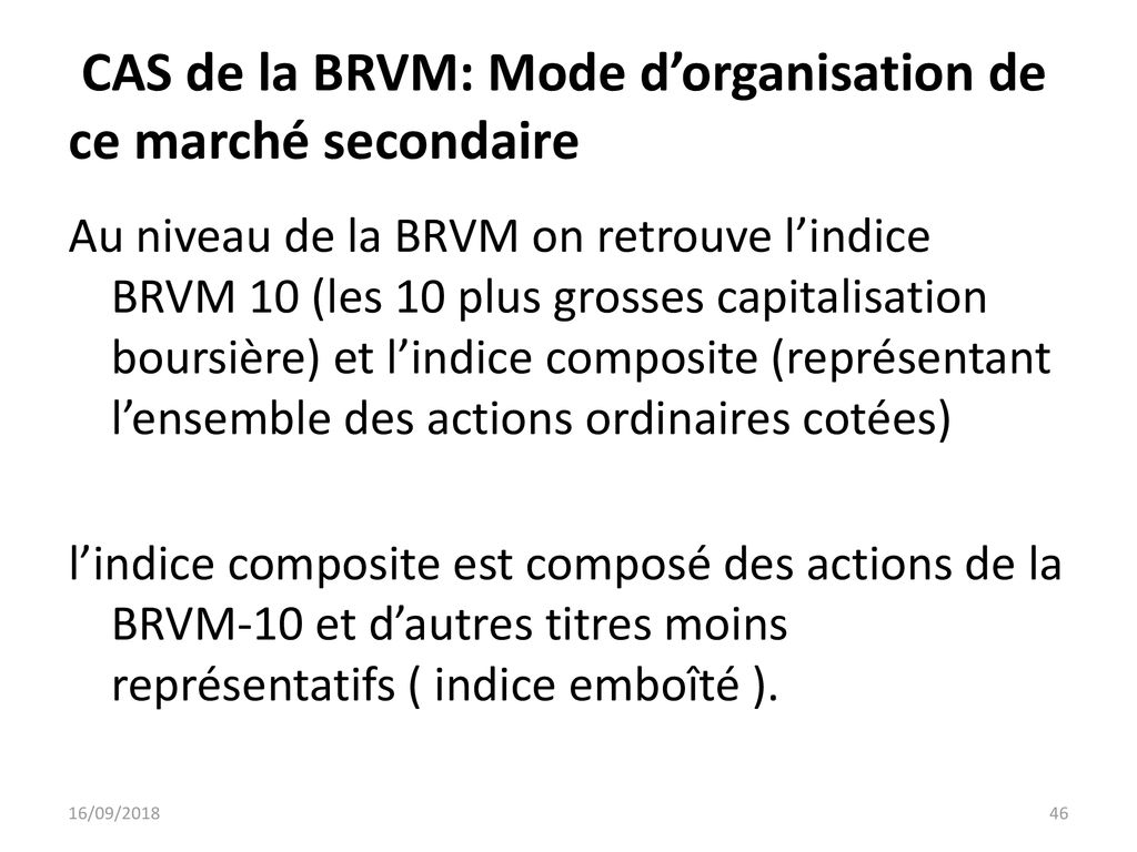 Cours de Marché financier ppt télécharger